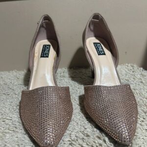 Jones New York Sparkling Brown Heels